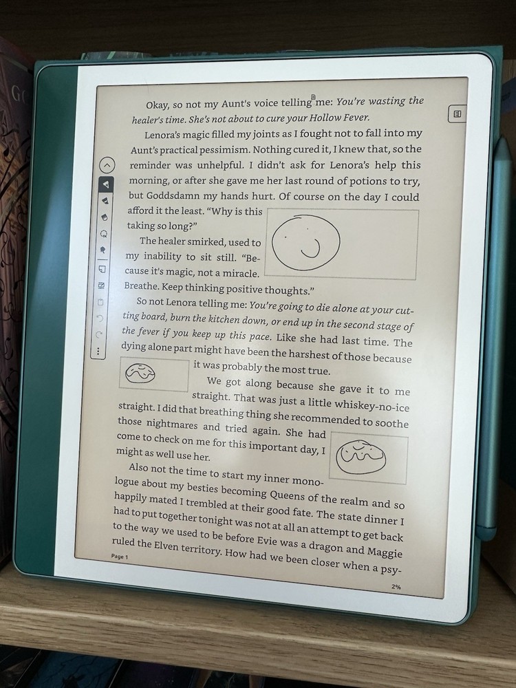 Amazon Kindle Scribe eBook Reader 64GB Metallic Jade Premium Pen Note Taking