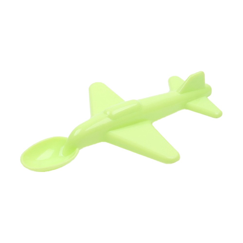 Plastic Small Airplane Spoon Airplane Fork & Spoon Set Airplane Home Small