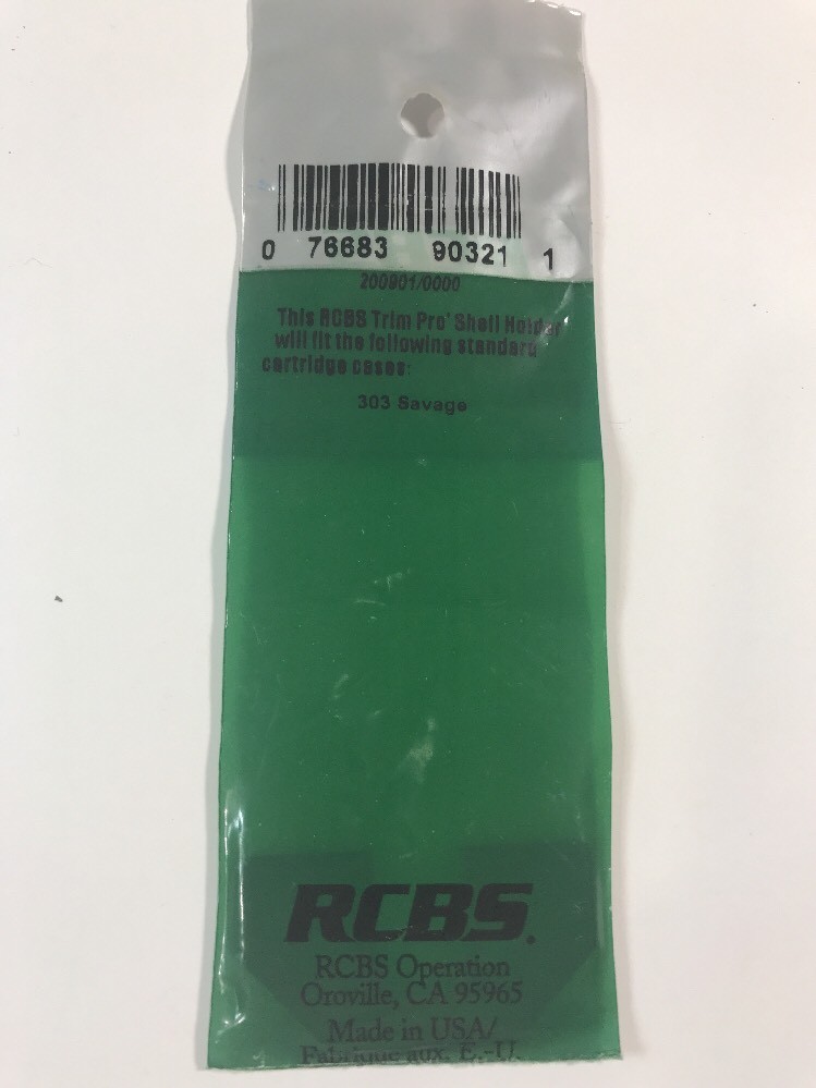 NEW RCBS TRIM PRO SHELL HOLDER 21 90321