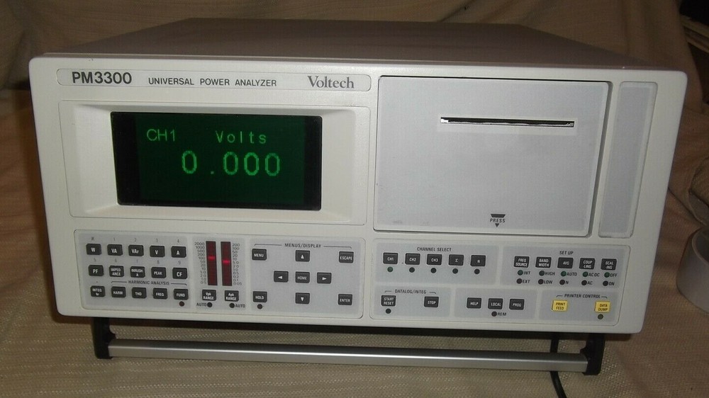 VOLTECH PM3300 UNIVERSAL POWER ANALYZER