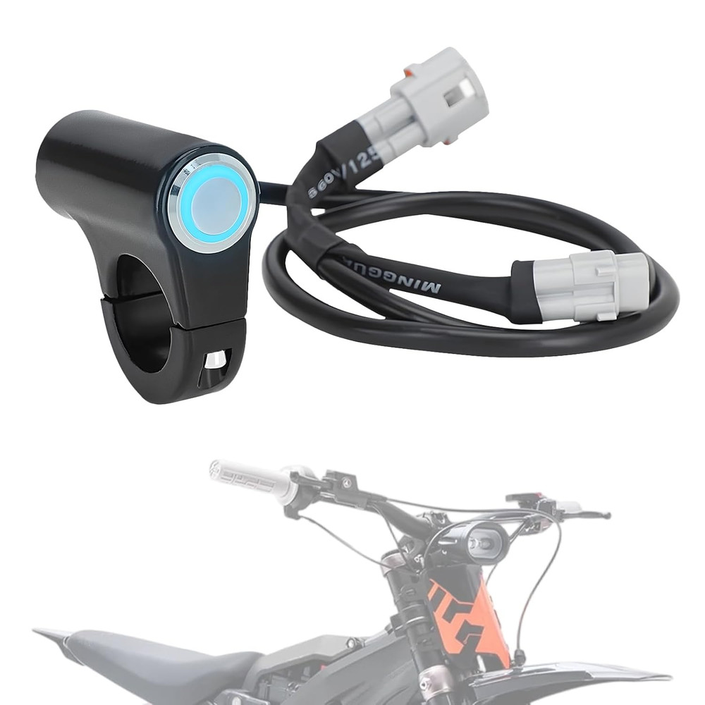 Headlight Switch On/Off for Sur Ron Surron Light Bee X E-Ride Pro SS SR S 72V 48
