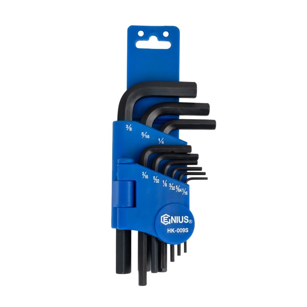 Genius Tools 9 Piece SAE Hex Key Wrench Set - Hk-009S