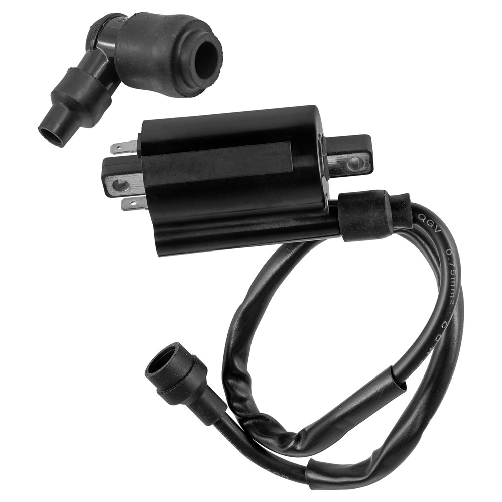 Ignition Coil w/ Spark Plug Boot Cap For Kawasaki Mule 3000 KAF620 2007-2008