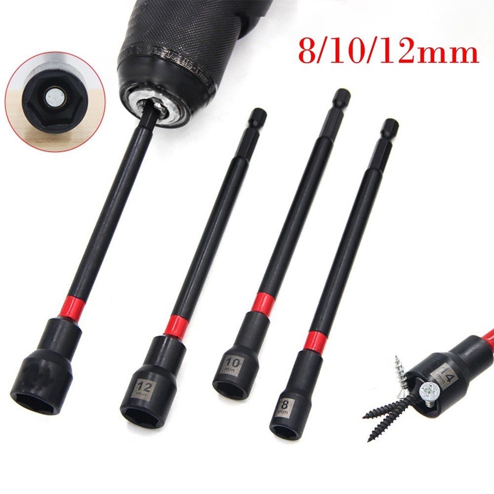 Efficient Magnetic Nut Driver Set Designed for Impact Drill Applications