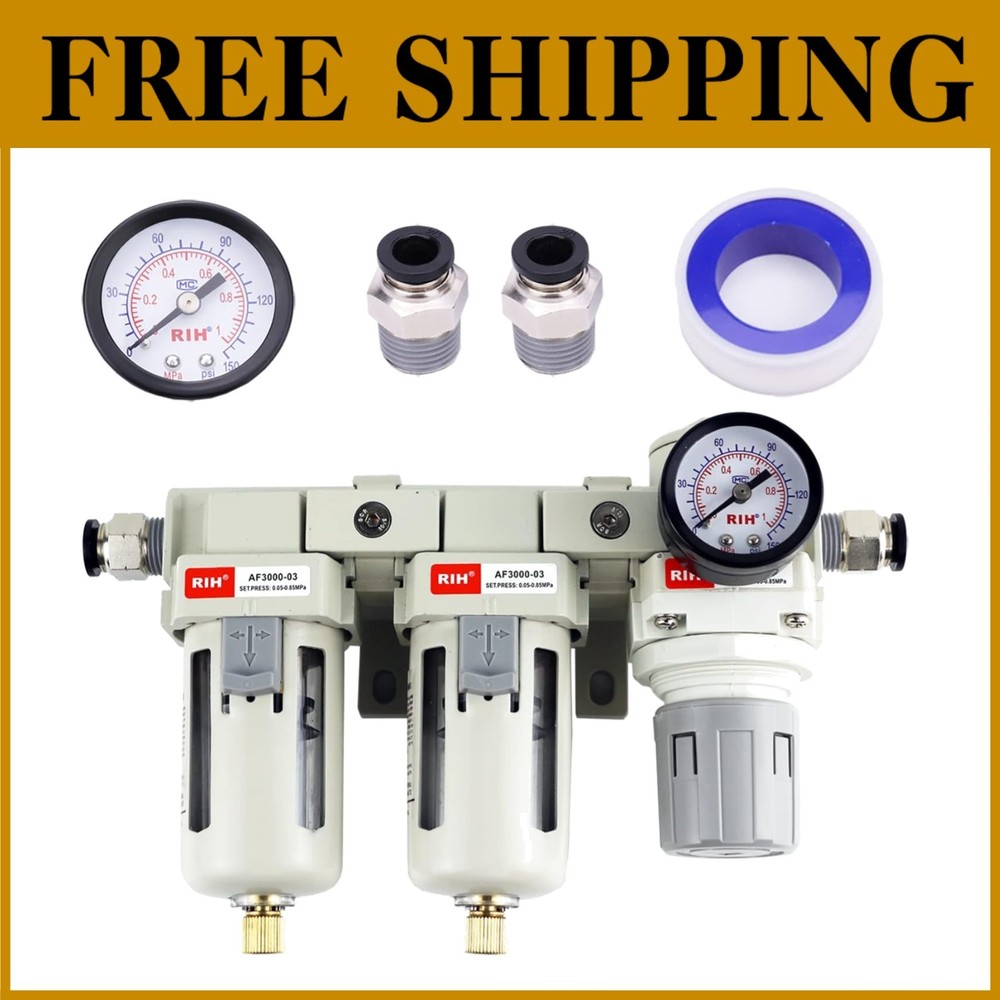 Air Compressor Water Separator with Semi-Auto Drain