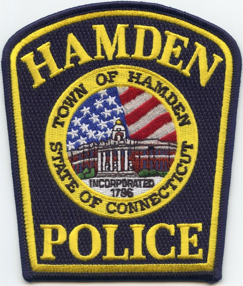 HAMDEN CONNECTICUT POLICE PATCH