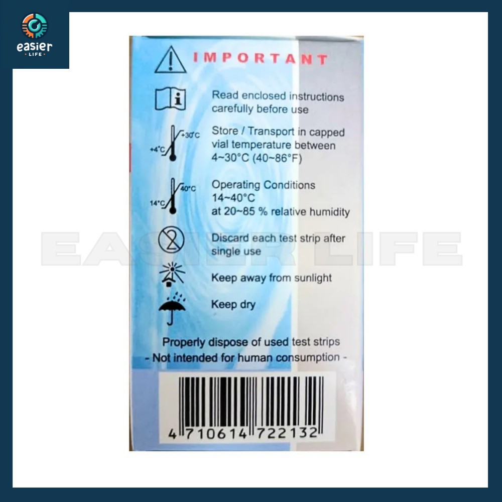New Original Easy Touch Test Strips For Cholesterol Level Check (10 Test Strip)