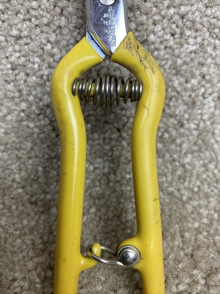Craftsman #4597 Floral Shears /Snips Vintage