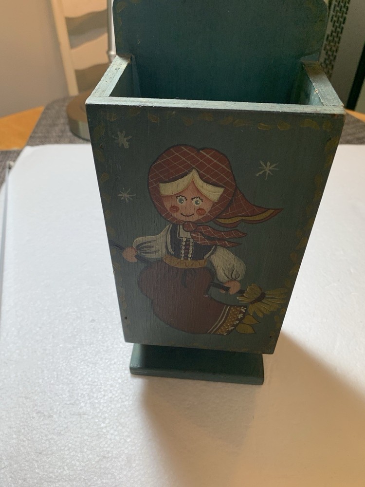 Match Box Holder Wood