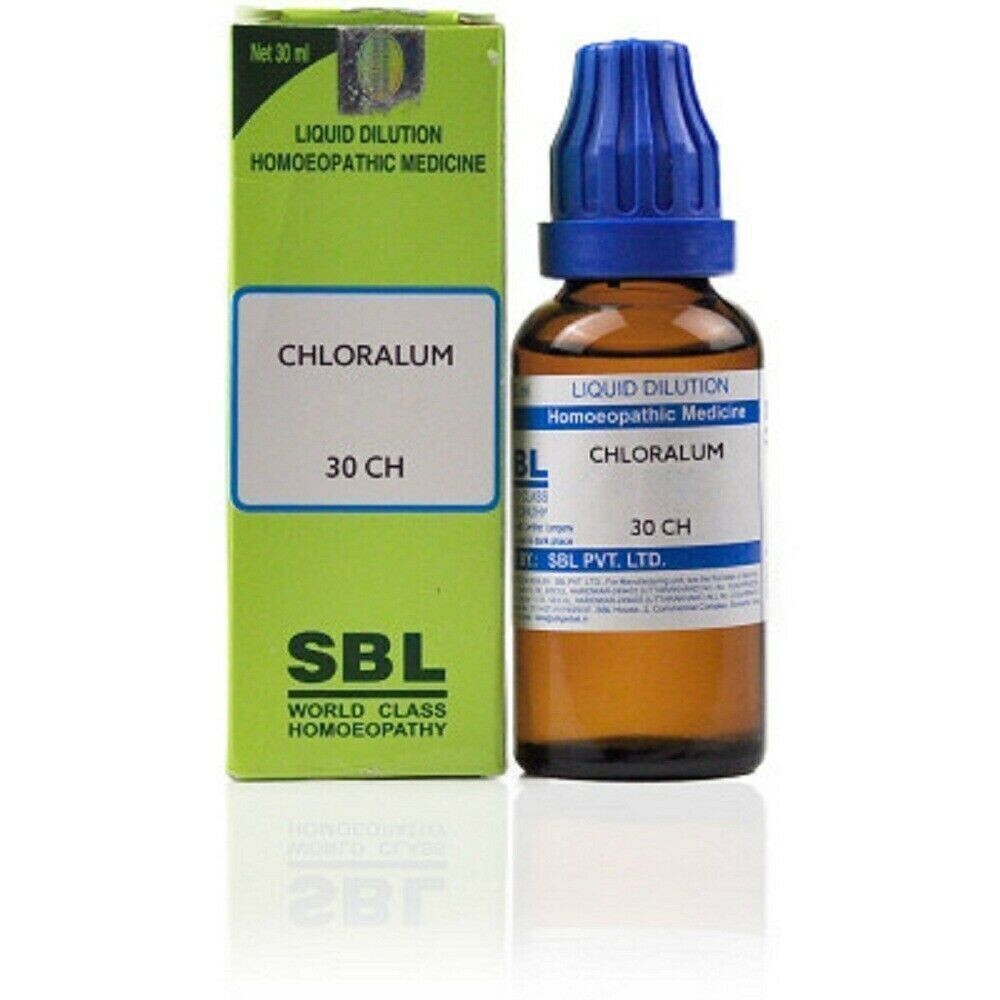 SBL Homeopathic Chloralum (30 ML / 100 ML) (Select Potency)