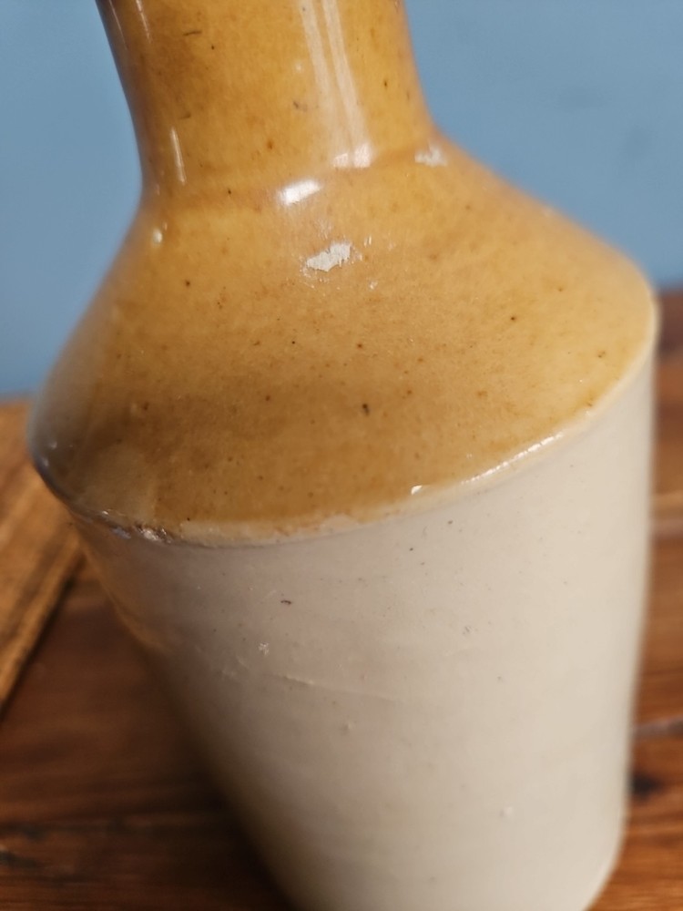 Vintage Stoneware Glazed Earthenware Storage Vase Bottle