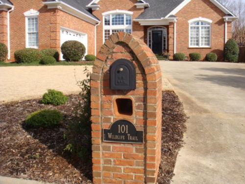 8" Brick Mailbox Door - Cast Aluminum Replacement Doors By Better Box Mailboxes
