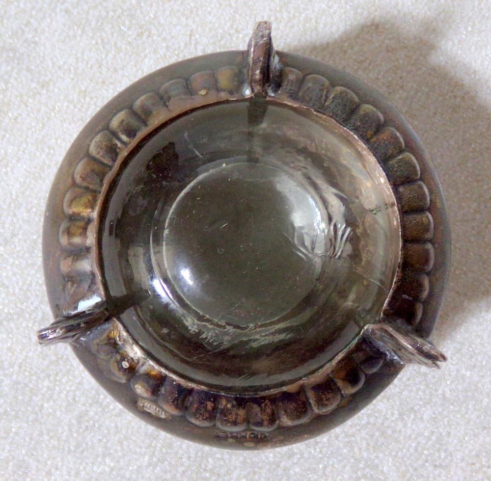 Victorian Era Silverplate Master Hommet Salt Cellar