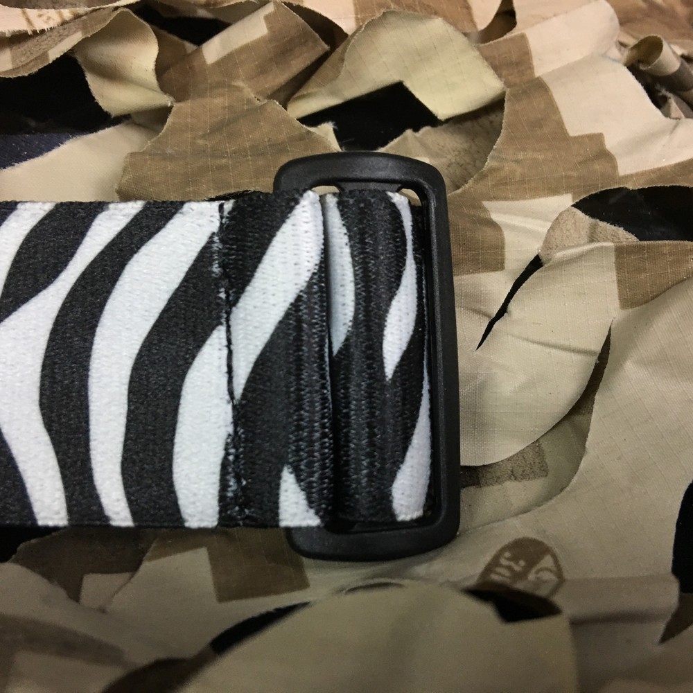 NEW KM Paintball Universal Mask Goggle Strap - White Tiger