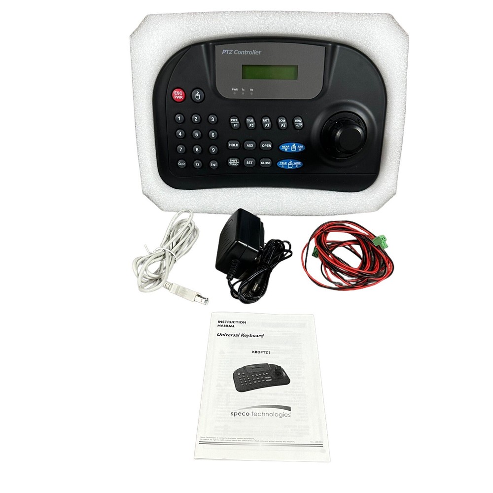 SPECO KBDPTZ1 KEY BOARD CONTROLLER FOR SPEED DOMES Untested AS IS *Read*