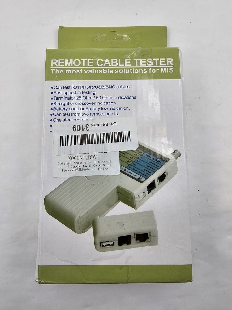 Network Cable Measuring Device / RJ11 / USB / BNC Test
