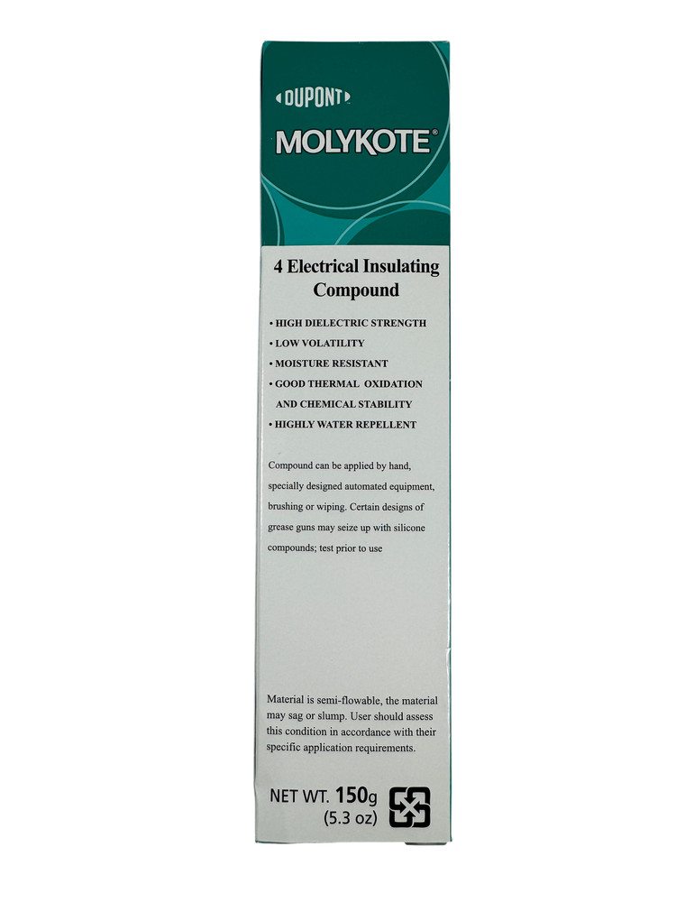 Molykote DC-4 150 Grams Translucent White Electrical Insulating Compound -