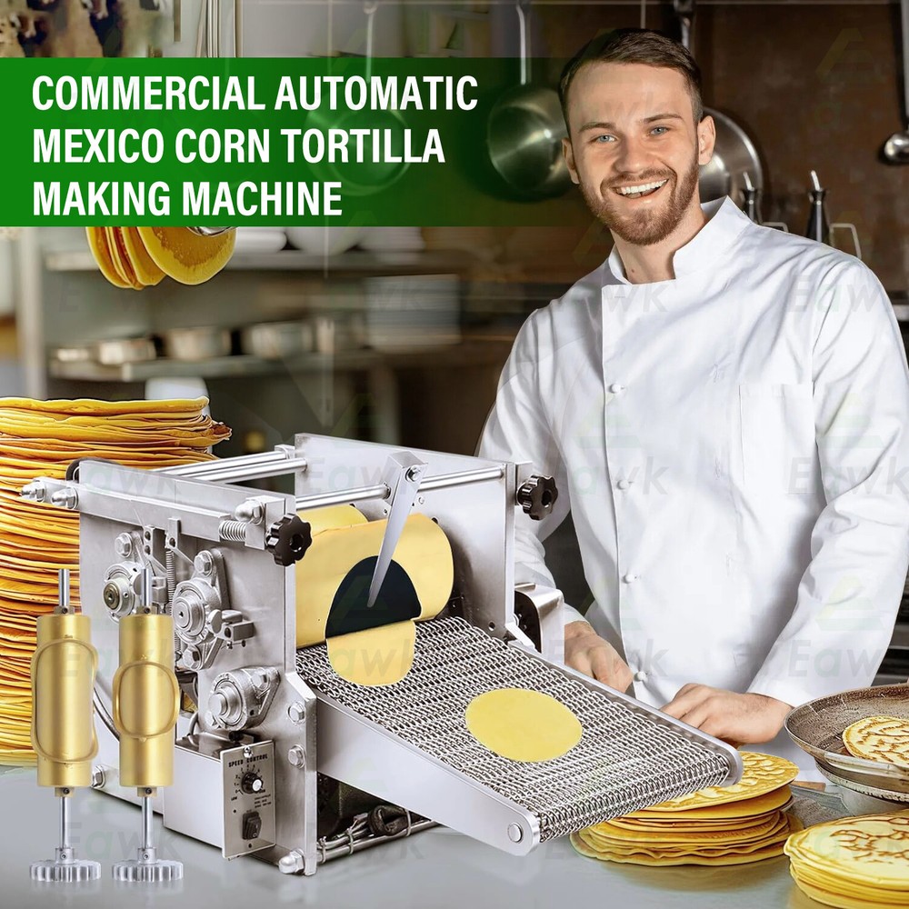Automatic Corn Tortilla Maker Machine Mexico Corn Tortilla Maker With 2 Mold