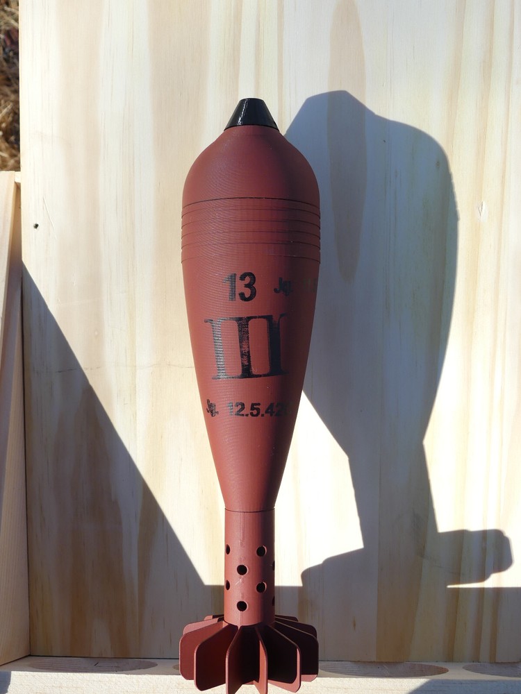 8cm German Wgr. 34 Shell 3d Replica