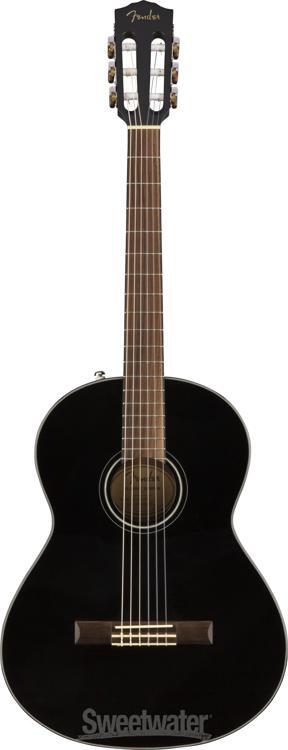 Fender CN-60S Nylon-string Classical Guitar - Black
