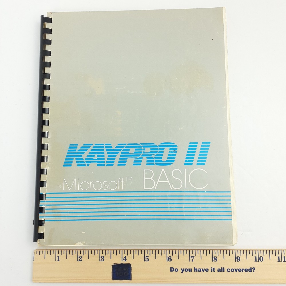 Lot of 4 KAYPRO II Users Guide Manuals Microsoft Basic S-Basic Select Profitplan