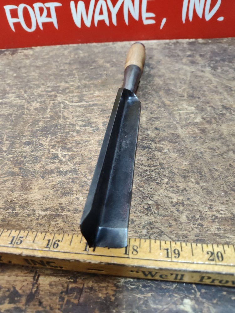 Early Lakeside 1" Socket Corner Chisel Timber Frame Shipwright Timberframe