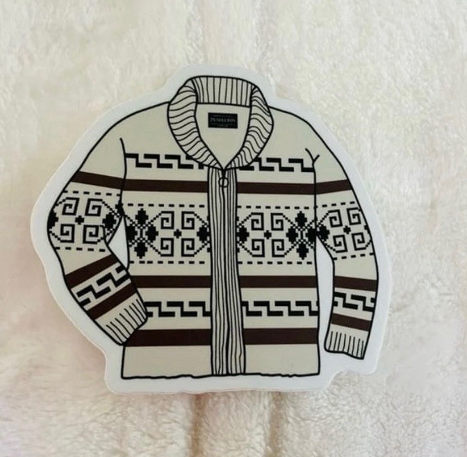 Sticker - The Dude big lebowski sweater