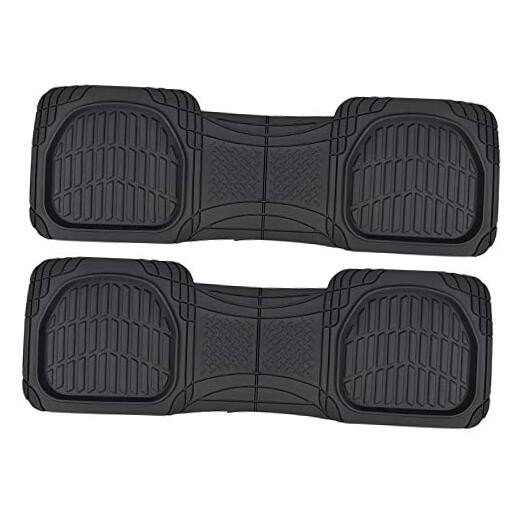 PRO920 Premium FlexTough Deep Dish Complementary Rear Rubber 2 Piece Black