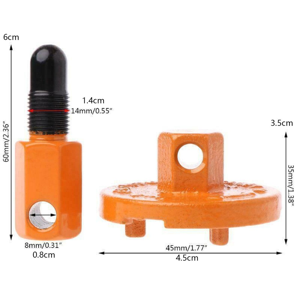 14mm Chainsaw Clutch Removal Tools, Piston Stop Clutch Flywheel Disassembly Tool
