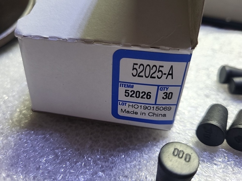 30 Pieces (Same Size) Very Small Solid Rubber Stoppers - Size # 000 1/2