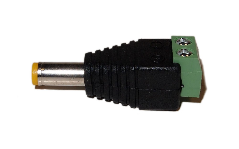 40 pcs DC Male Power Connector for CCTV Security Camera system