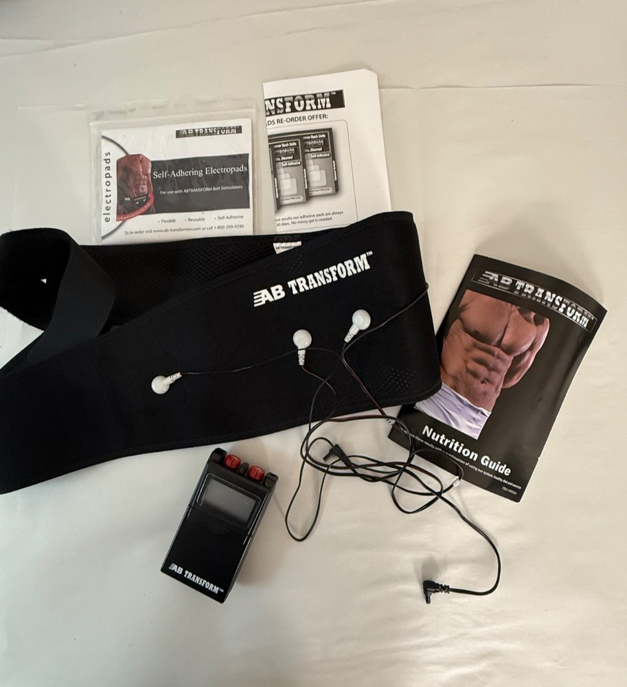 Abdominal Muscle Toner Belt EMS System - Ab Transform in box