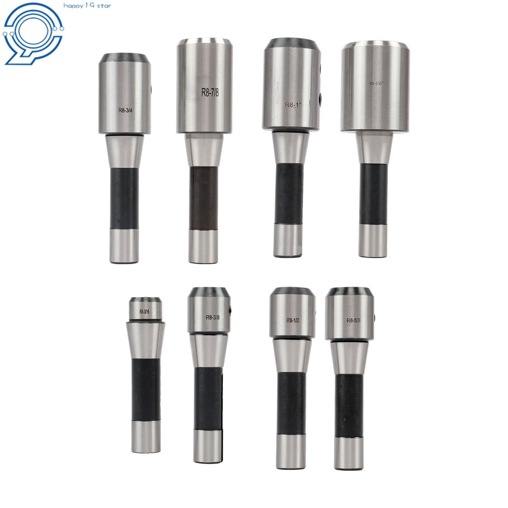 R8 Precision End Mill Tool Holder Set for Milling Machine 202-5310 8 Pack