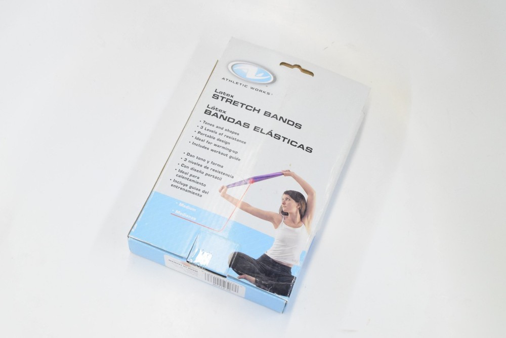 LATEX STRETCH BANDS BY ATHLETIC WORKS.