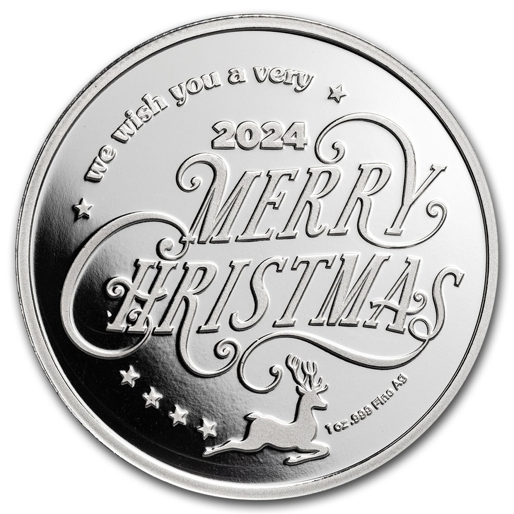 1 oz Silver Round - Santa