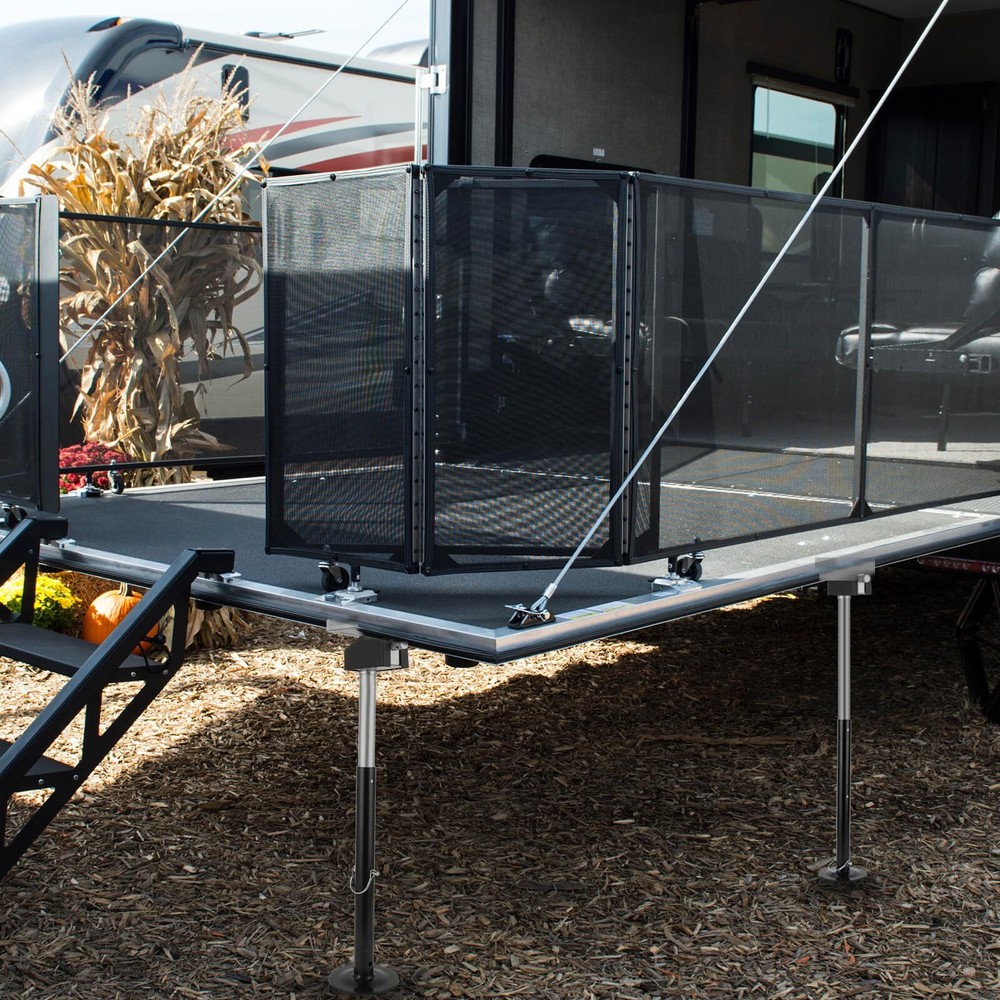 4 PACK RV Slide Out Camper Stabilizer Jacks Support 5000lbs Adjustable 21" - 34"