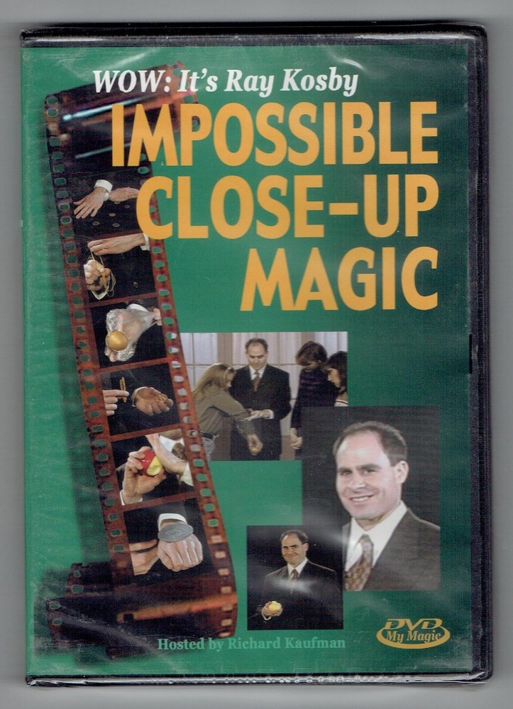 Impossible Close-Up Magic With Ray Kosby - New Magic DVD (Rare)