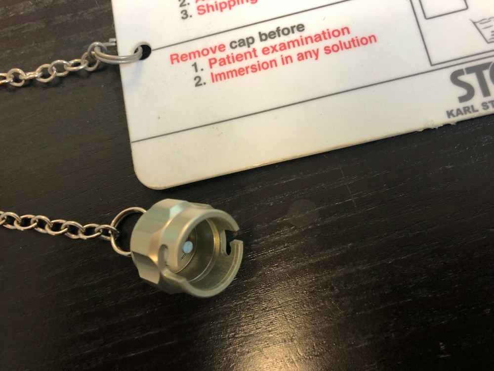 Storz Cap for pressure compensation.