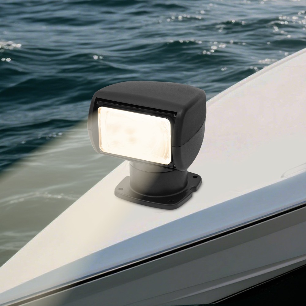 Yacht Remote Control Searchlight Multi-function Boat Spotlight Halogen 12V 100W