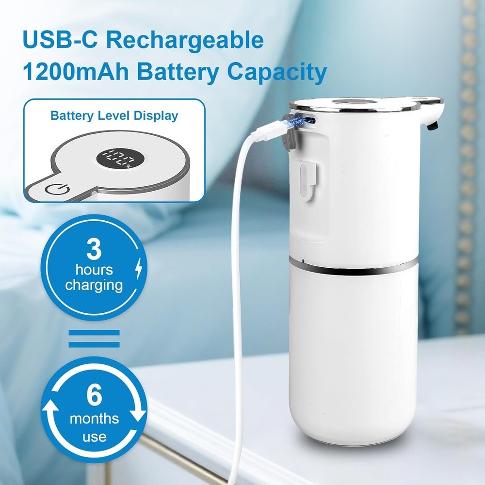 Rechargeable Touchless Soap Dispenser Pair