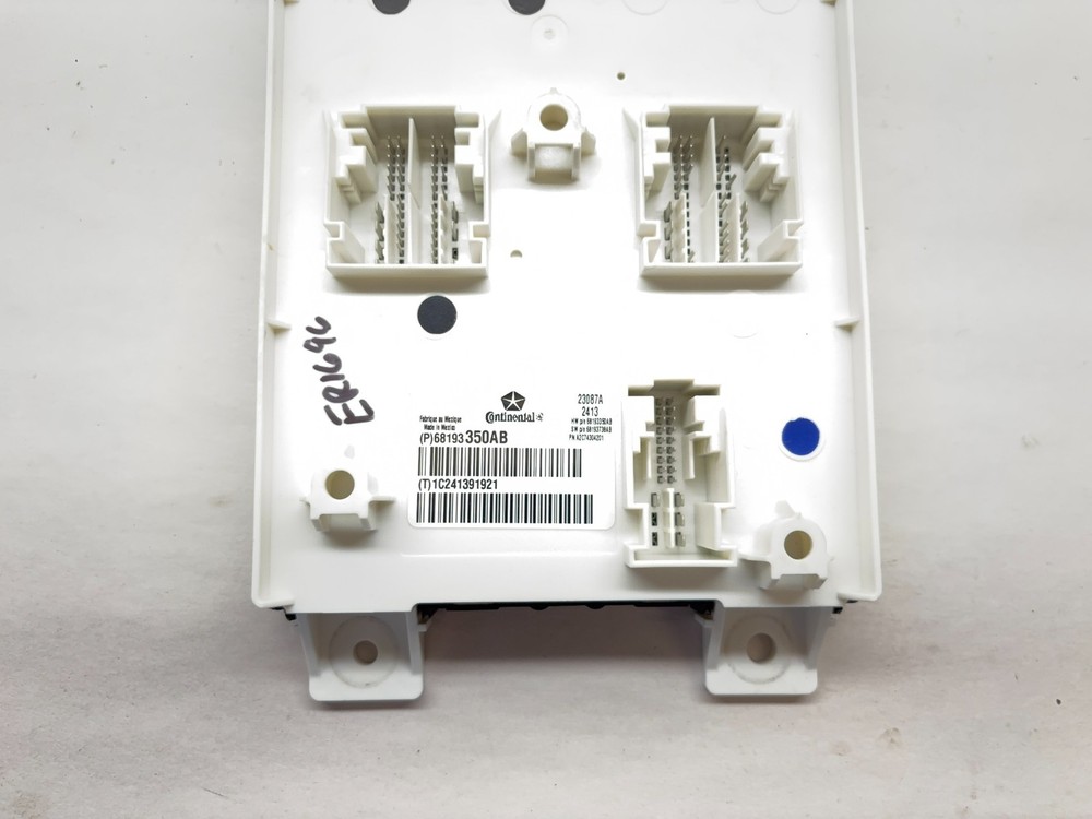 Body Control Module, BCM, 2014 Ram 1500 2500 3500 68193350AB Requires Reprogram