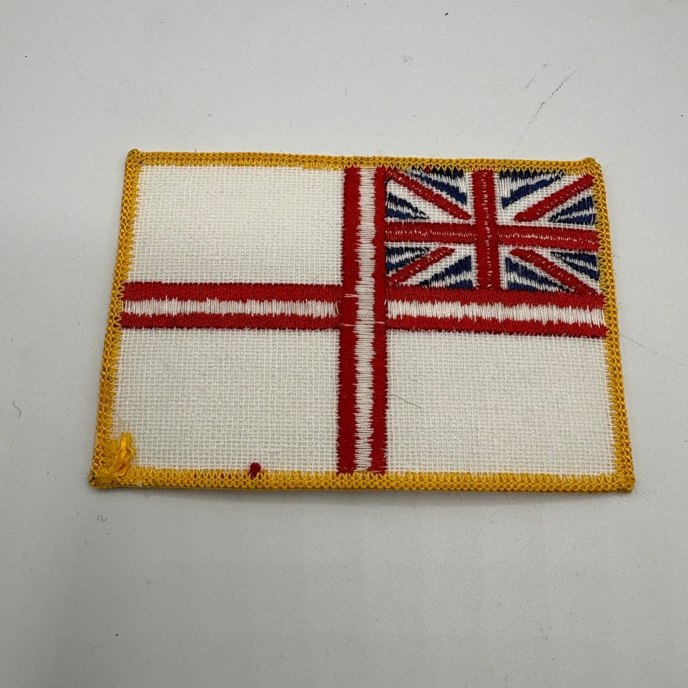 BRITISH ROYAL NAVY ENSIGN FLAG PATCH