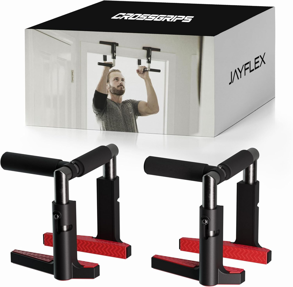 Jayflex Crossgrips Compact Pull up Bar - Pull up Bar Door Frame for Work from Ho