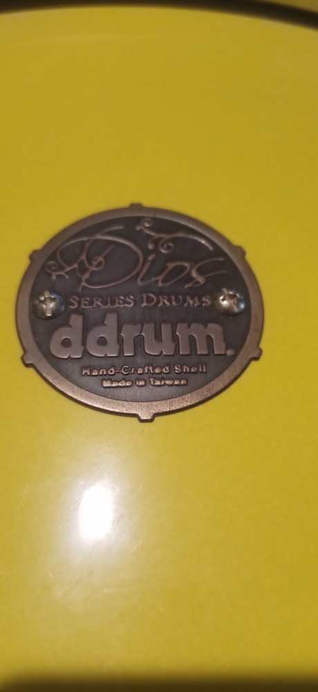 Ddrum Dios Maple 5 Piece Drum Kit racing yellow green