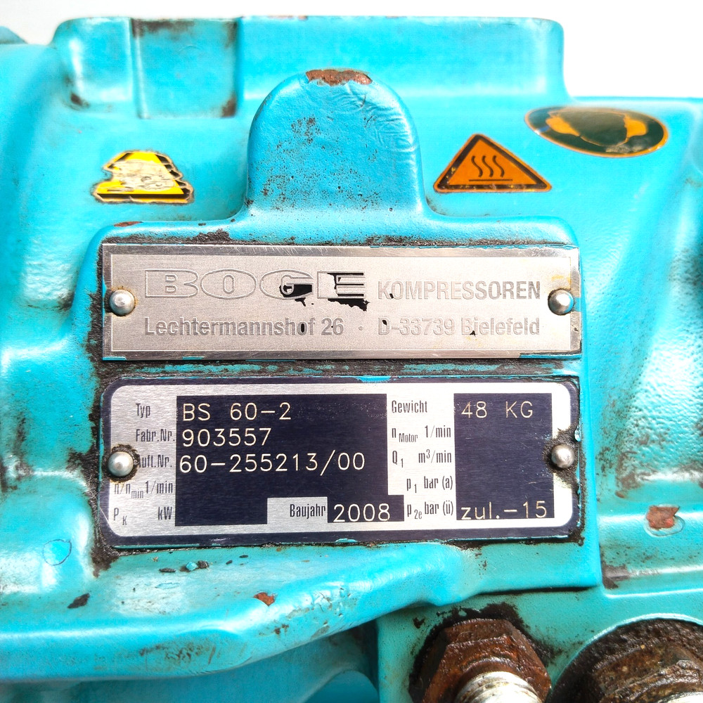 BOGE BS 60-2 Screw Compressor