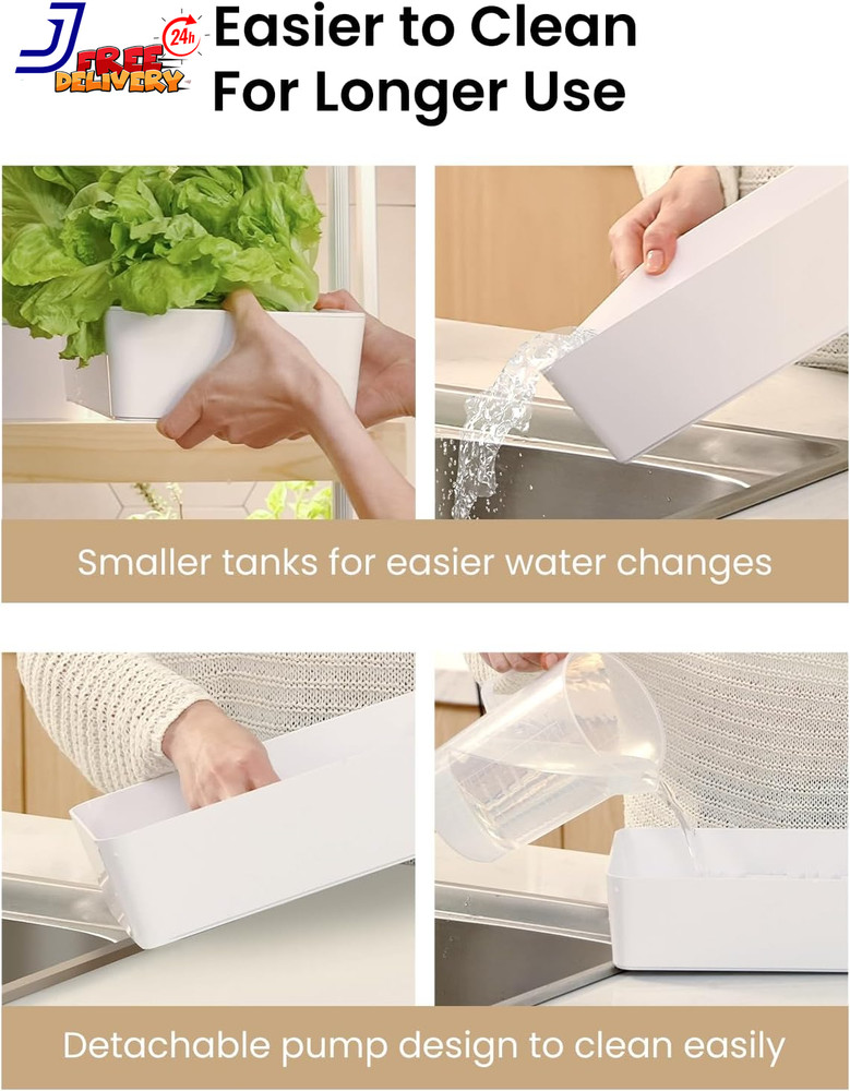 Hydroeasy1.0 Hydroponics Growing System Kit Beginner-Friendly Indoor Garden for