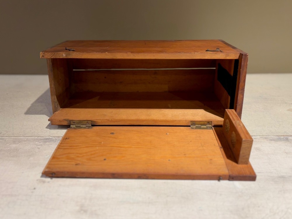 Early Gottinga Brass and Cast Iron Microscope with Original Case