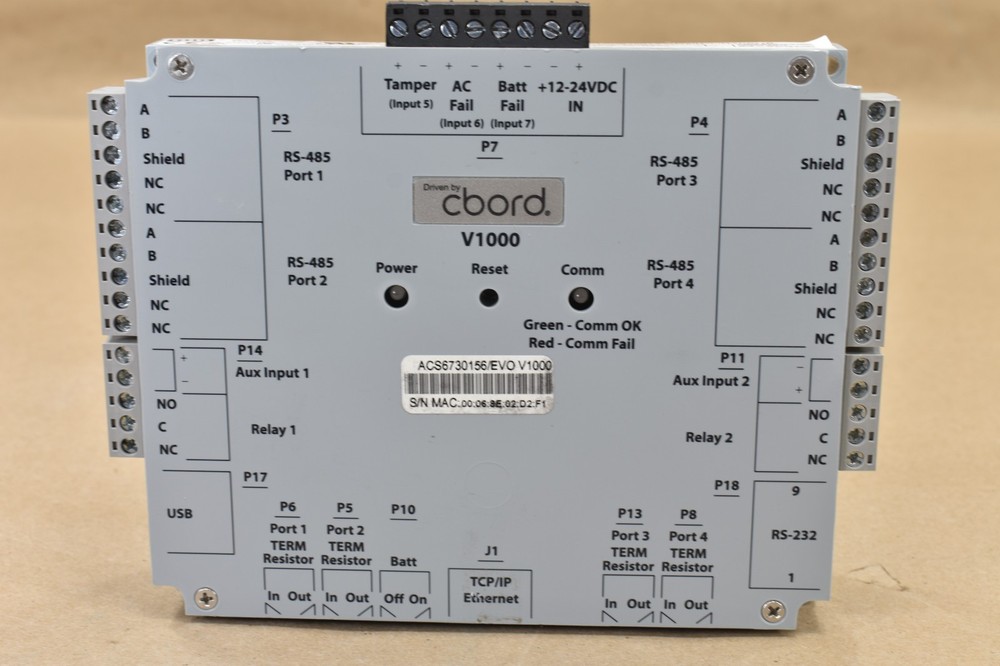 HID VertX EVO V1000, Networked Access Control System Controller, 71000BEP0N01A