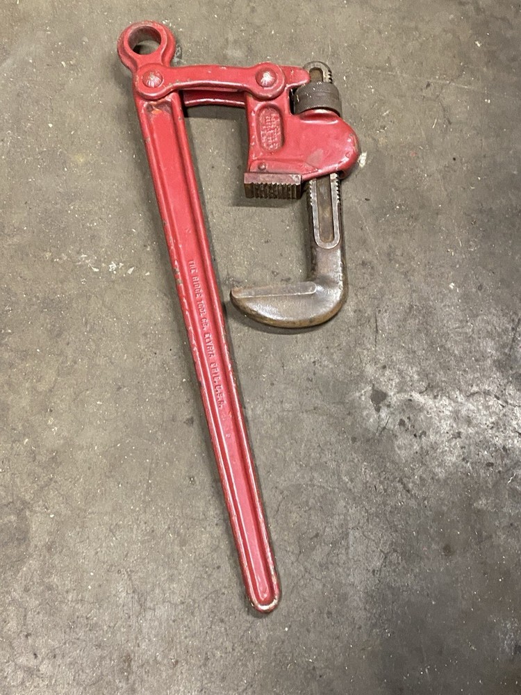 RIDGID Compound Leverage Pipe Wrench, Large Heavy Duty, Wrench Only