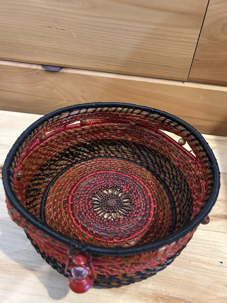 Red Lantern Basket